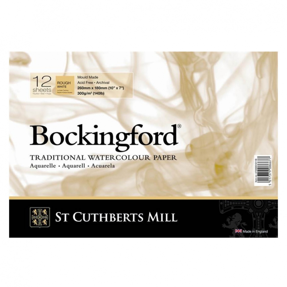 St. Cuthberts Bockingford Rough Wit 300g 41x31cm 12 Vel - View #3