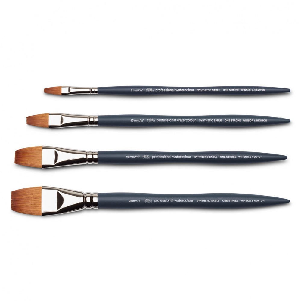 WINSOR & NEWTON PROFESSIONAL WATERCOLOUR SYNTHETIC SABLE BRUSHES